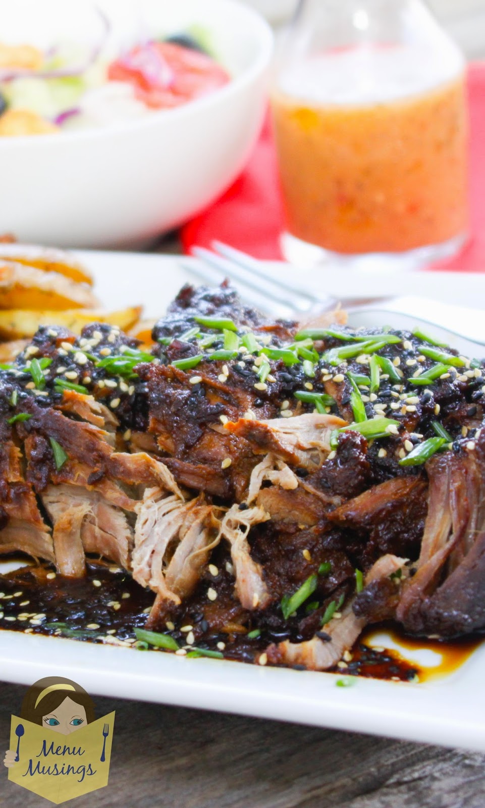 Menu Musings of a Modern American Mom Asian Apricot Glazed Crock Pot