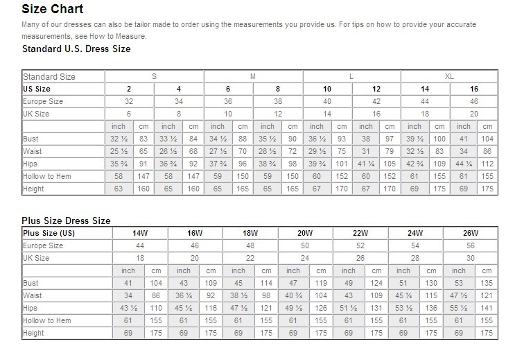 Justfab Clothing Size Chart