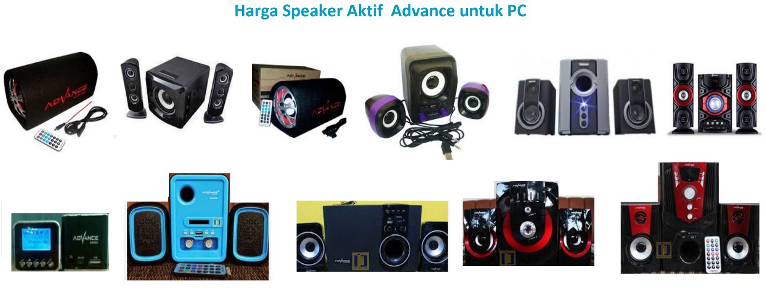 Speaker Aktif Advance untuk PC