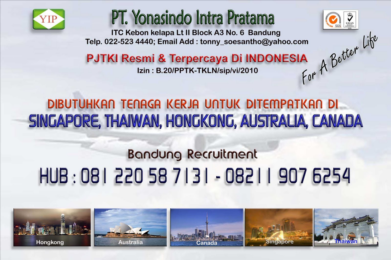 jualan uuuu LOWONGAN TENAGA KERJA DI LUAR NEGERI