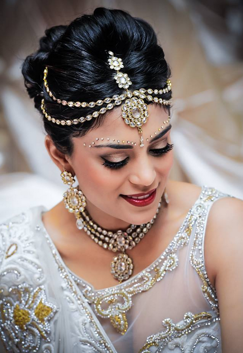 Latest Bridal Hair Style 2014 For Young Girls