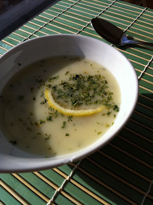 Avgolemeno (Greek Lemon Egg Soup)