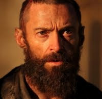 Les Miserables movie starring Hugh Jackman and Anne Hathaway.