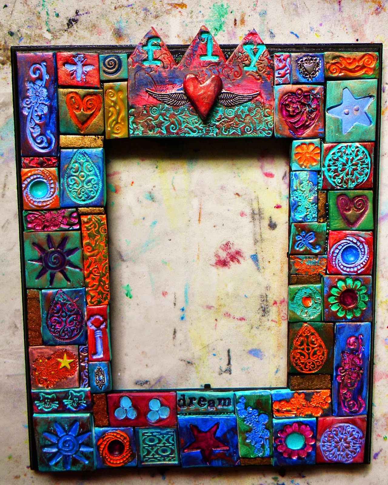 Greene Earth Originals Free tutorial! Polymer clay mosaic tiles galore...