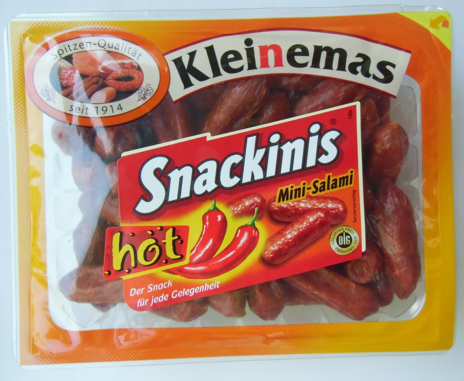 Chilihead77.de Kleinemas Snackinis MiniSalami hot