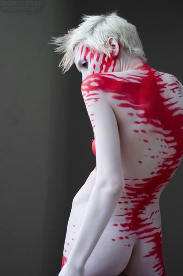 paul roustan body painting mulheres nuas pintadas sensual