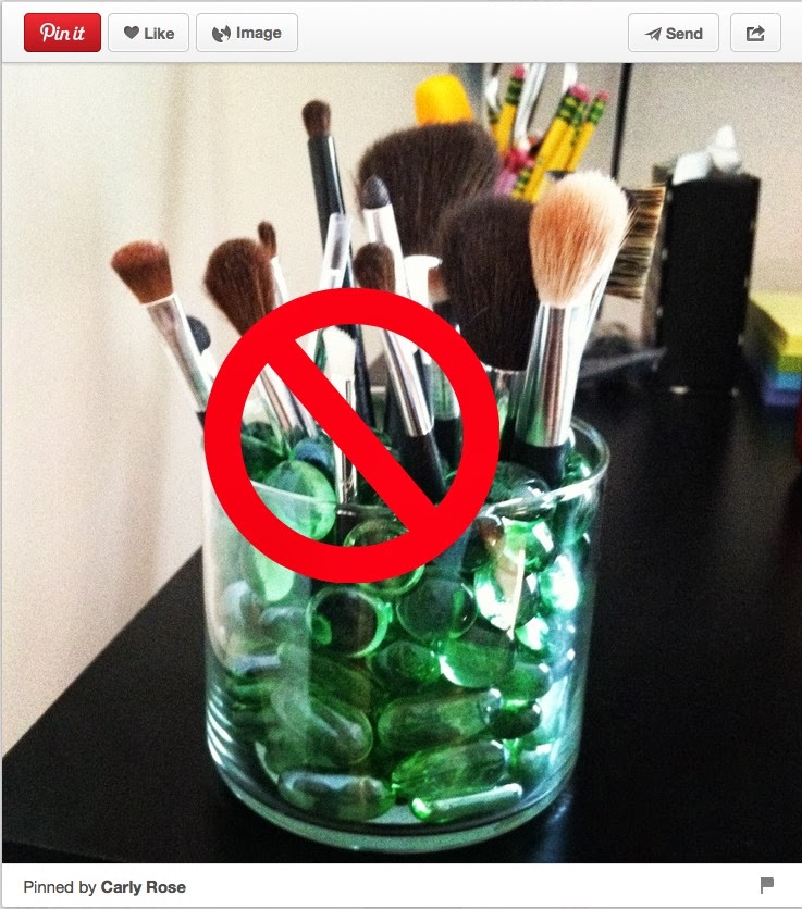 100 Things 2 Do Vase Turned Makeup Brush Holder