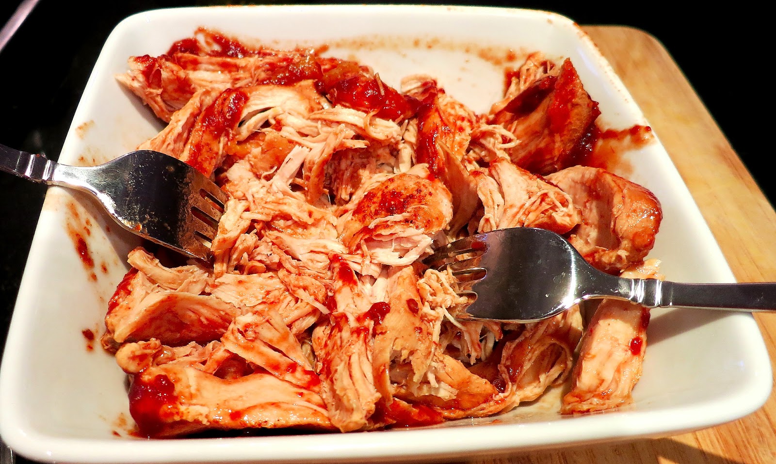 Crockpot BBQ Peach Pulled Chicken Sliders with Peachy Slaw, Caramelized Onions and Chipotle