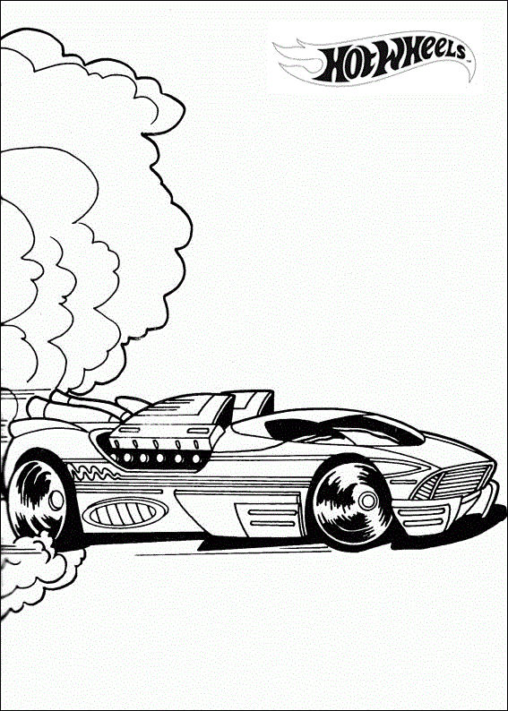 Hot Wheels Coloring Pages 68