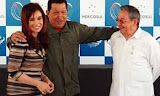 Cristina, Chavez y Raul