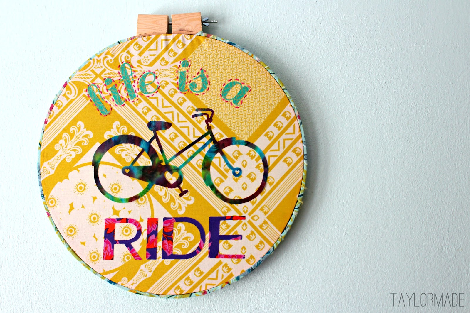 Embroidery Hoop Art TaylorMade