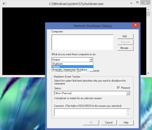 remote shutdown access denied 5