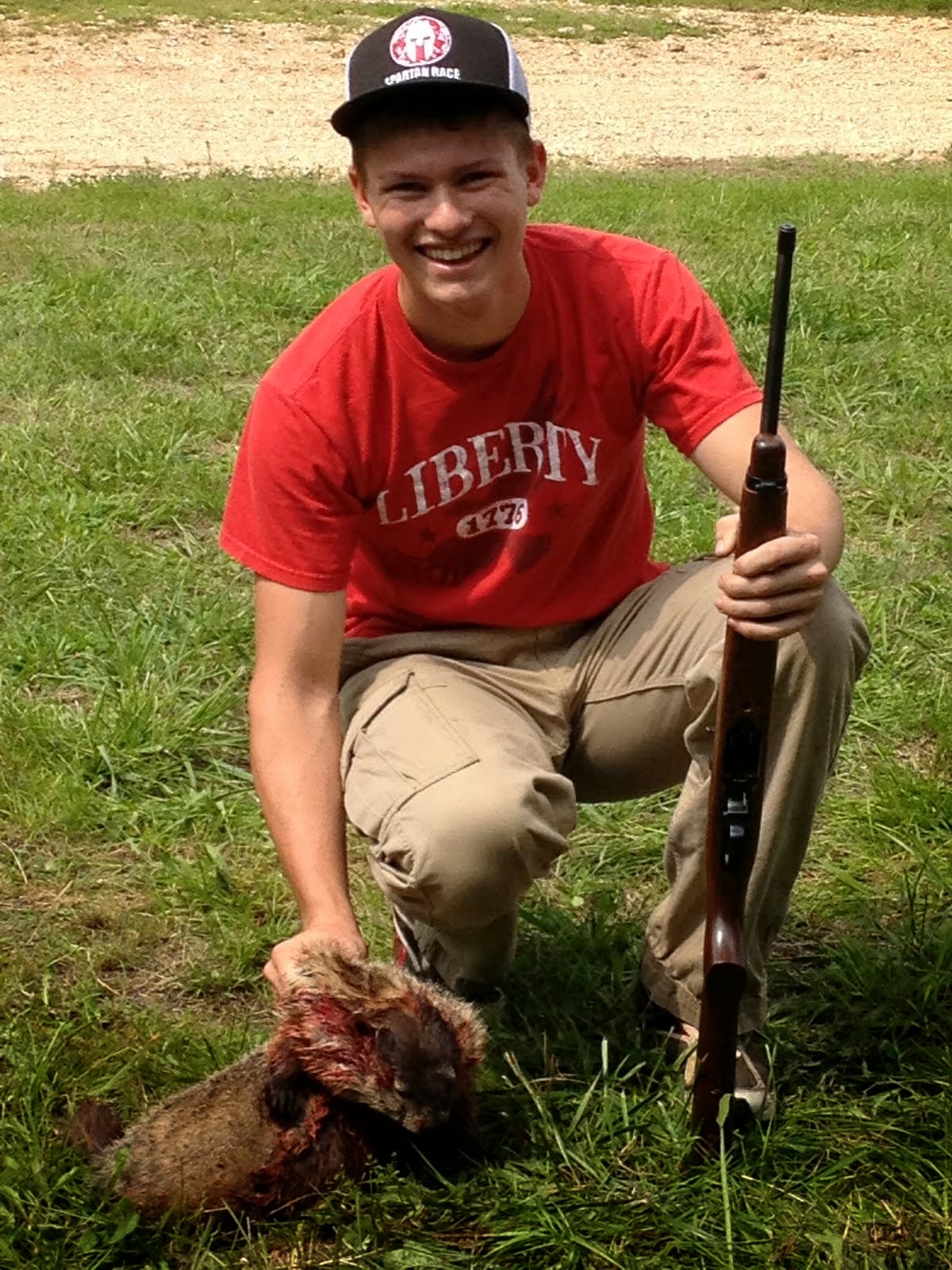 First Varmint Kill on the Ranch - Thanks Tanner