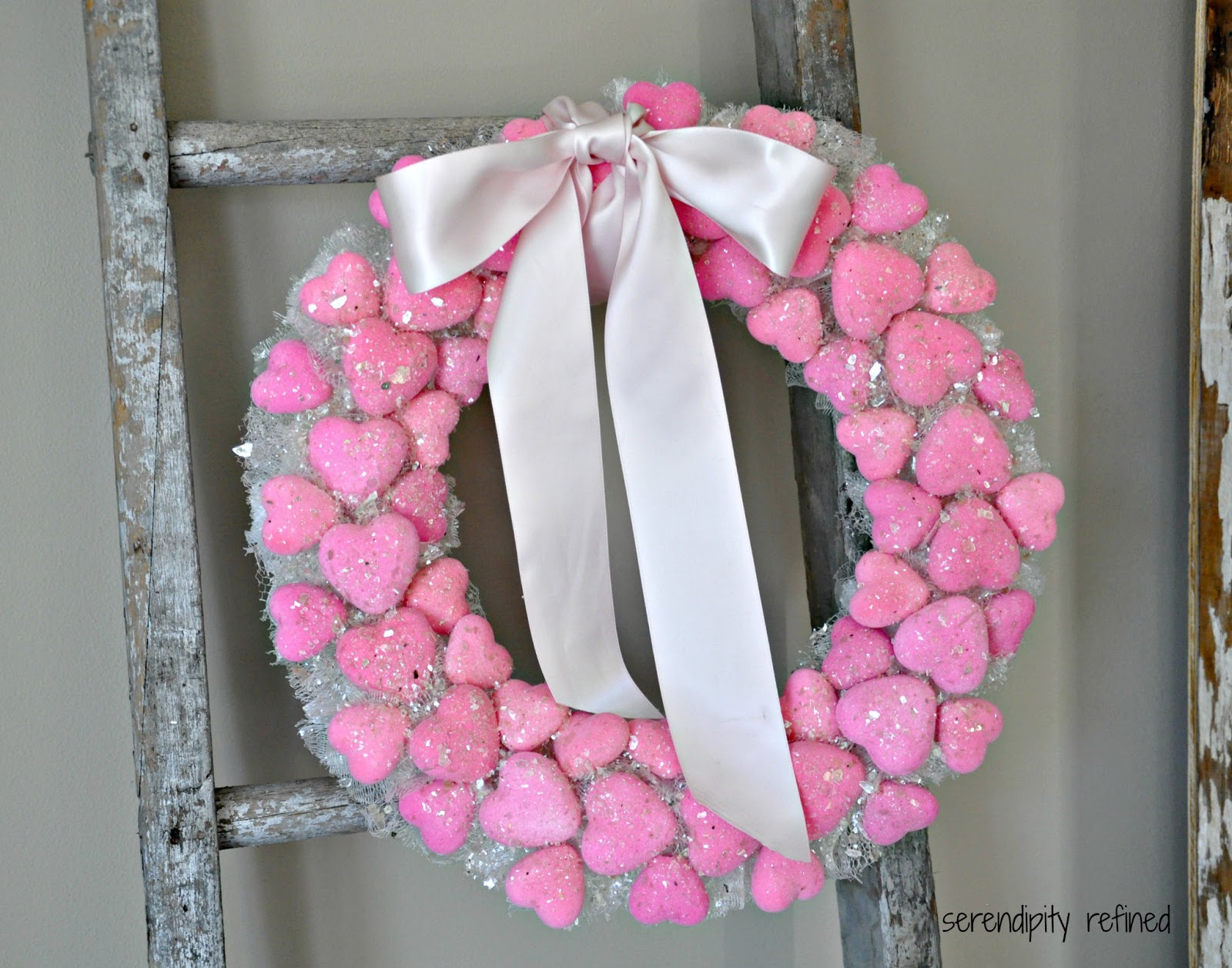 How To Make a Heart Wreath for Under $10 - Swearin Mama