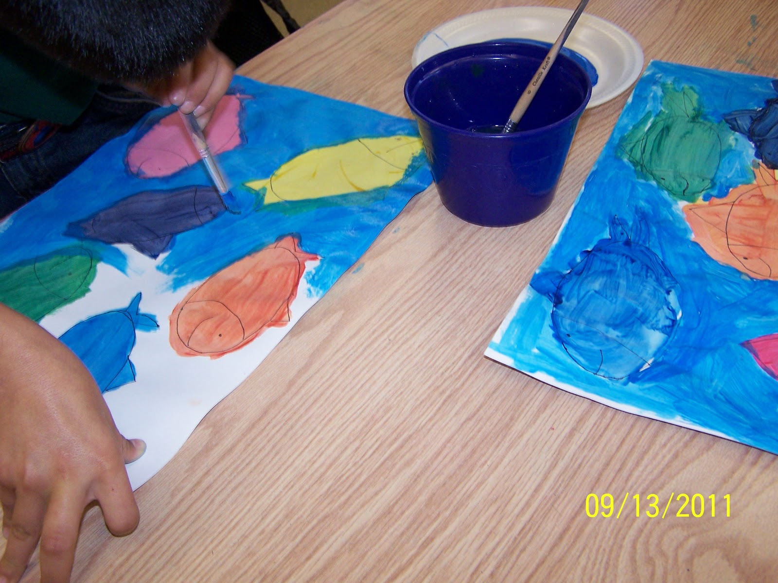 Elementary Artist: Color Wheel Fish