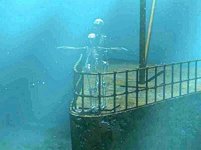 Original Real Titanic Underwater Photos Real Titanic Underwater Photos