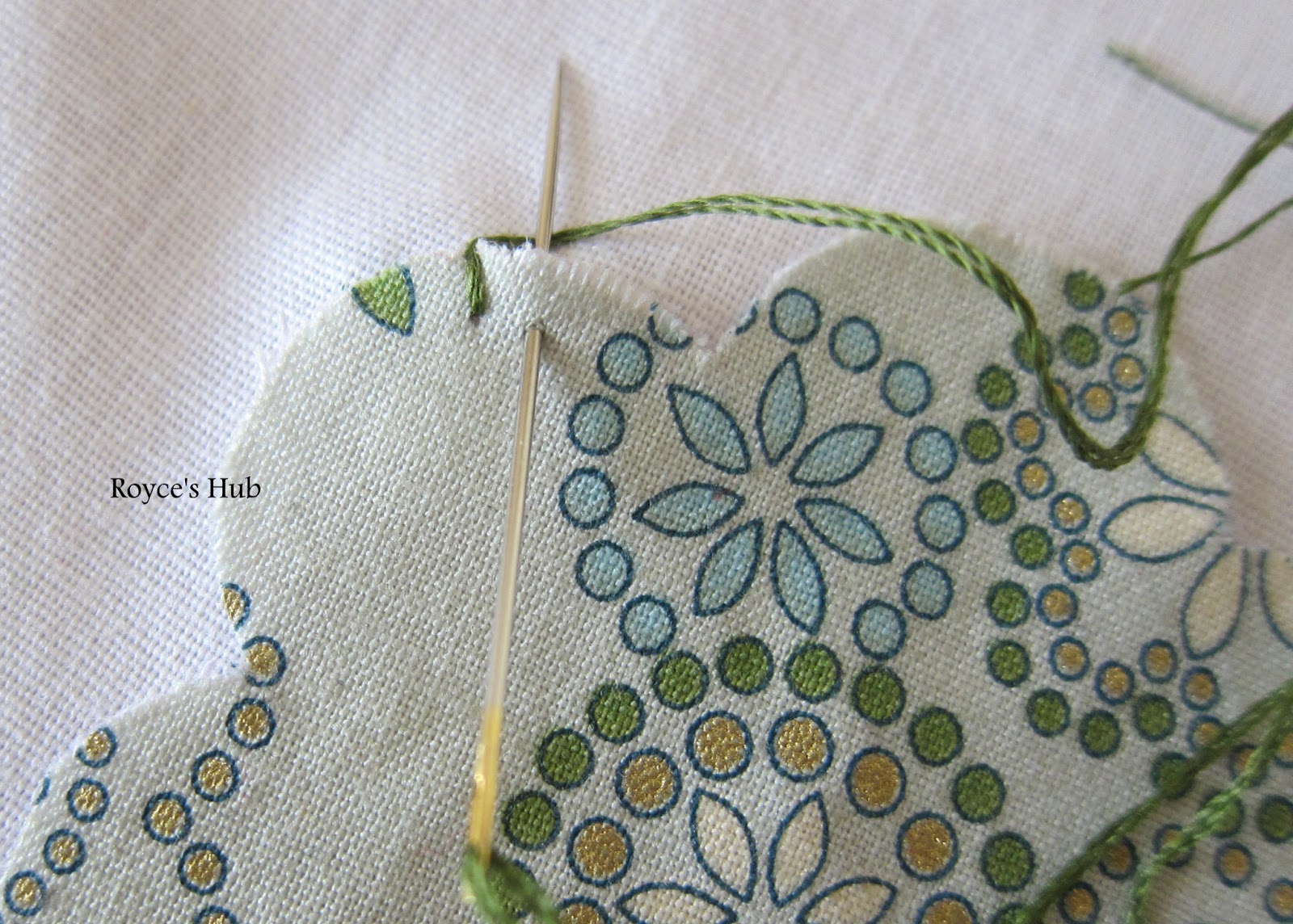 Royce's Hub Hand Applique Using Blanket Stitch A Tutorial