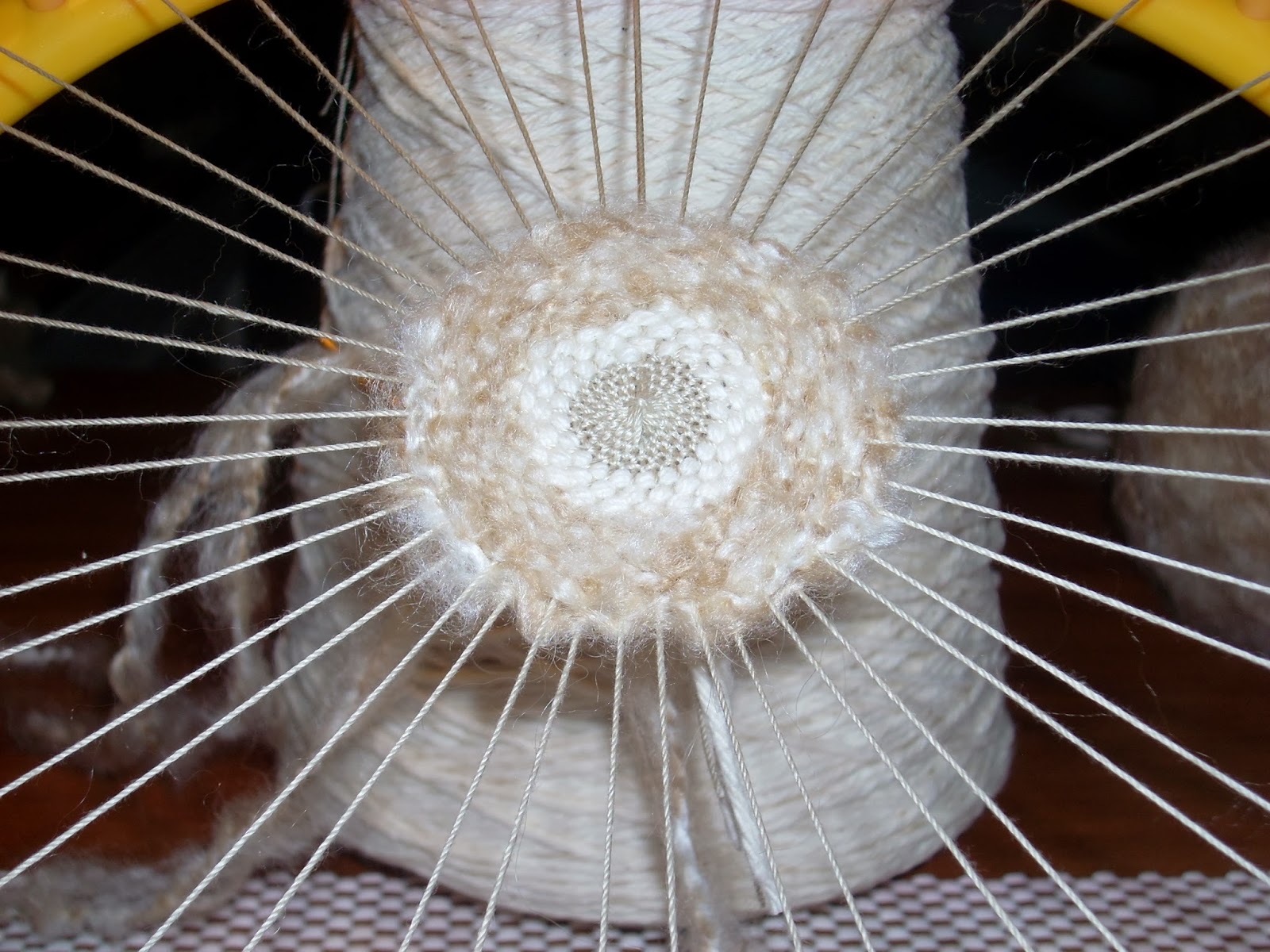 HeartSong Studio Needle Weaving on a Circular Loom