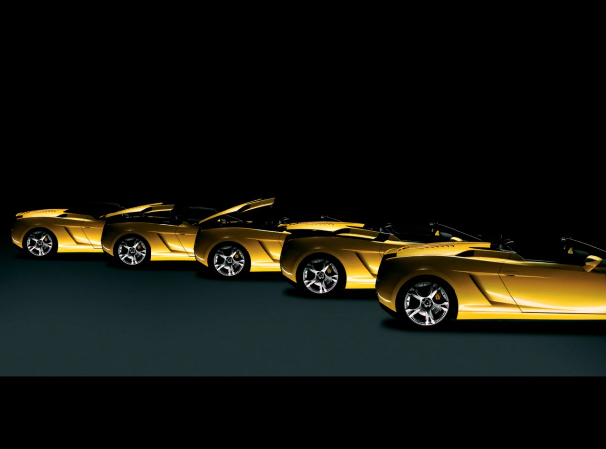 2006 Lamborghini Gallardo Spyder Yellow Convertible Top Action 2006 Lamborghini Gallardo Spyder Yellow Convertible Top Action