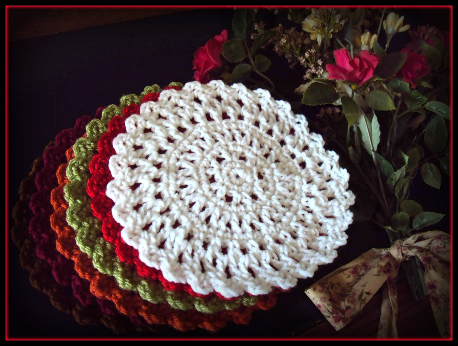 Creative Creations by Vicki Sun Catcher Dish Cloth