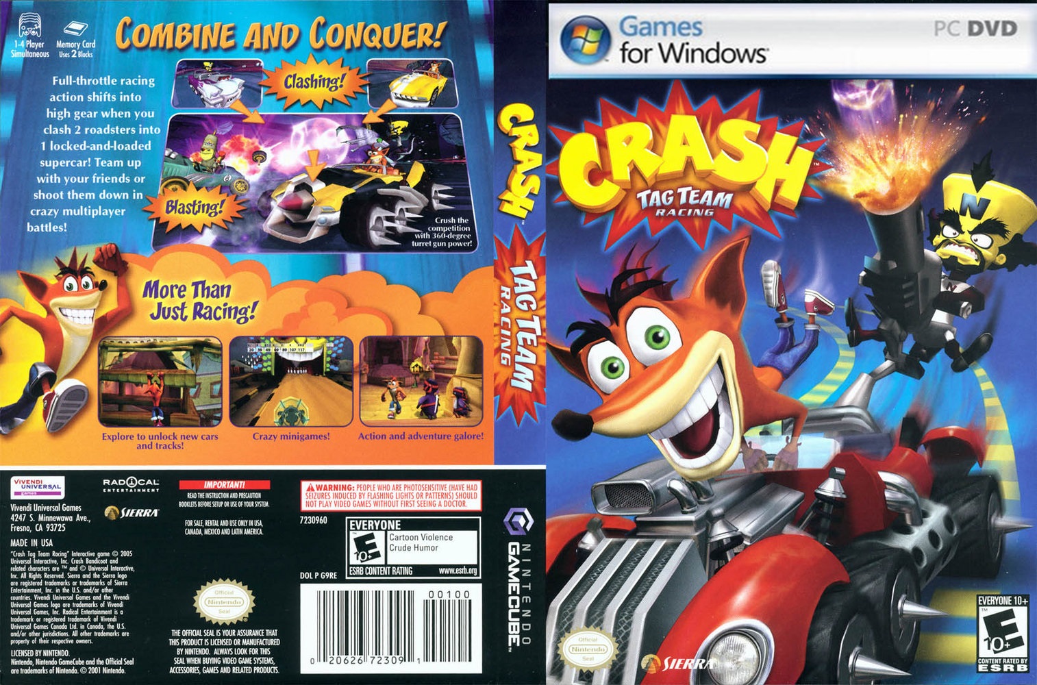 Descarga Crash Tag Team Racing para PC