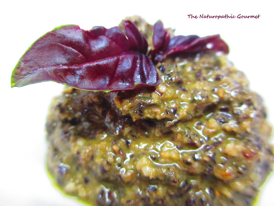 The Naturopathic Gourmet Purple Pesto