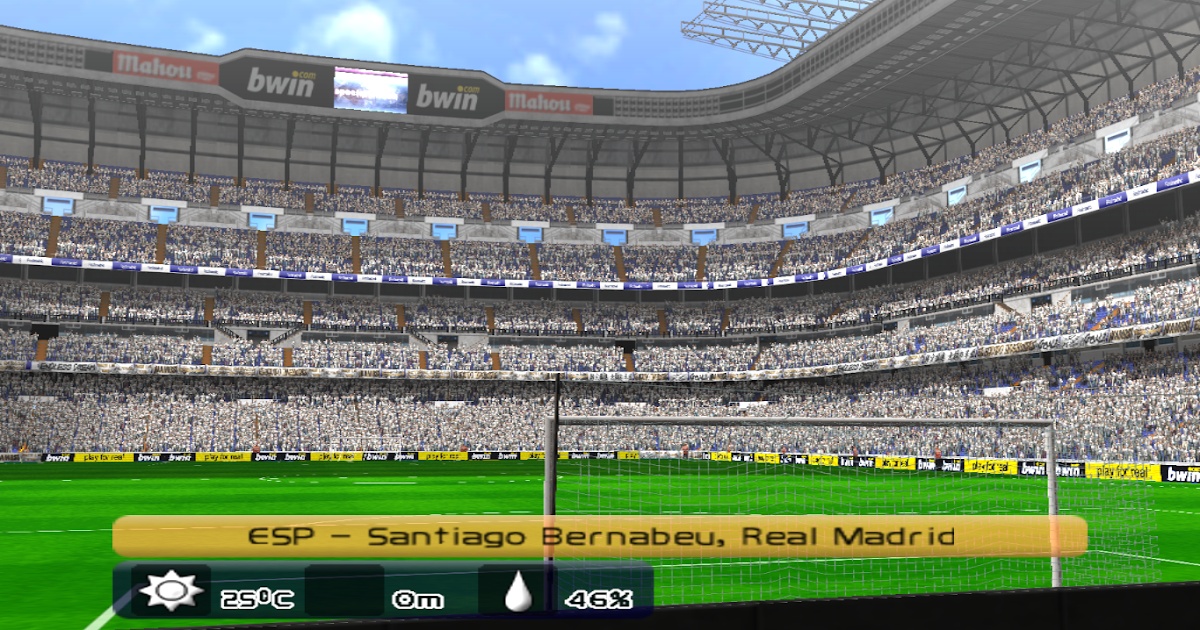 Stadium Santiago Bernabeu HD, Real Madrid CF - PES 6 ~ PES ...