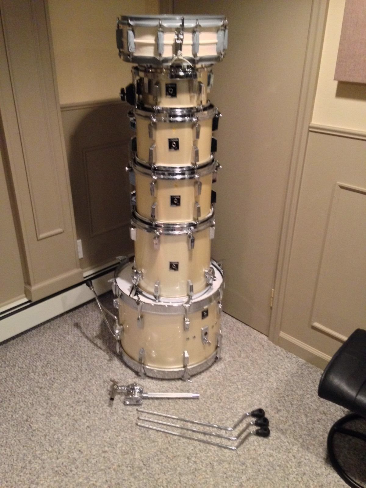 Cruise Ship Drummer! Two killer drum sets — UPDATED