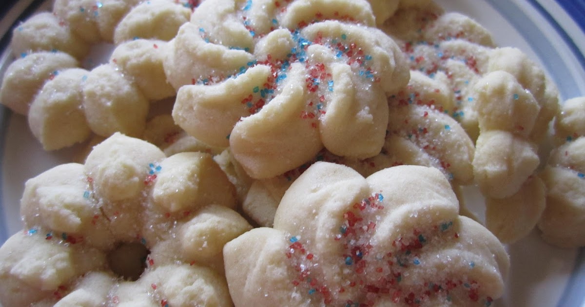 Melissa's Kitchen Cookie Press Butter Spritz Cookies