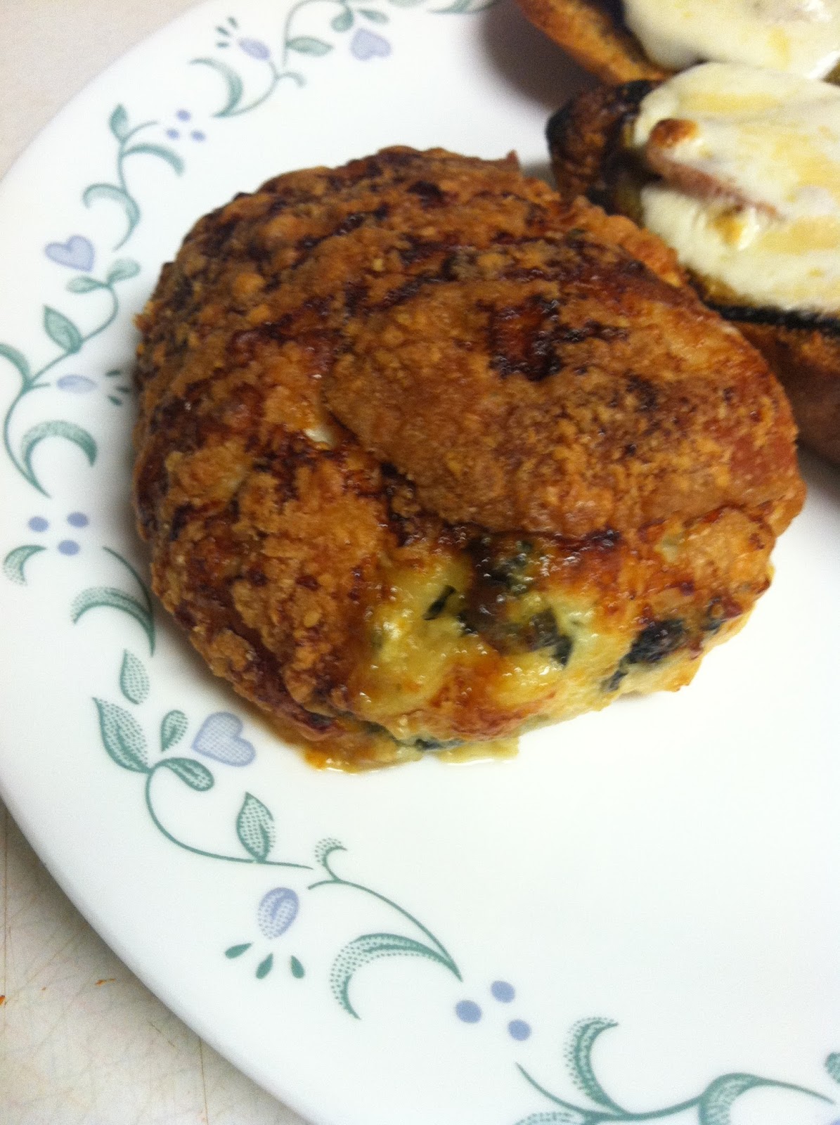 Just Winging It Parmesan Crusted, Bacon Wrapped, Stuffed Chicken