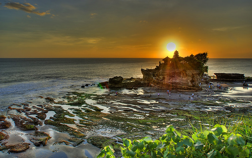 Tanah Lot - naplemente