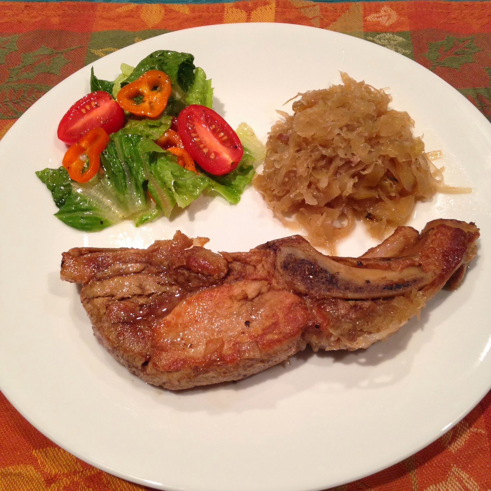 My "Diabetic" Food Country Style Ribs and Sauerkraut