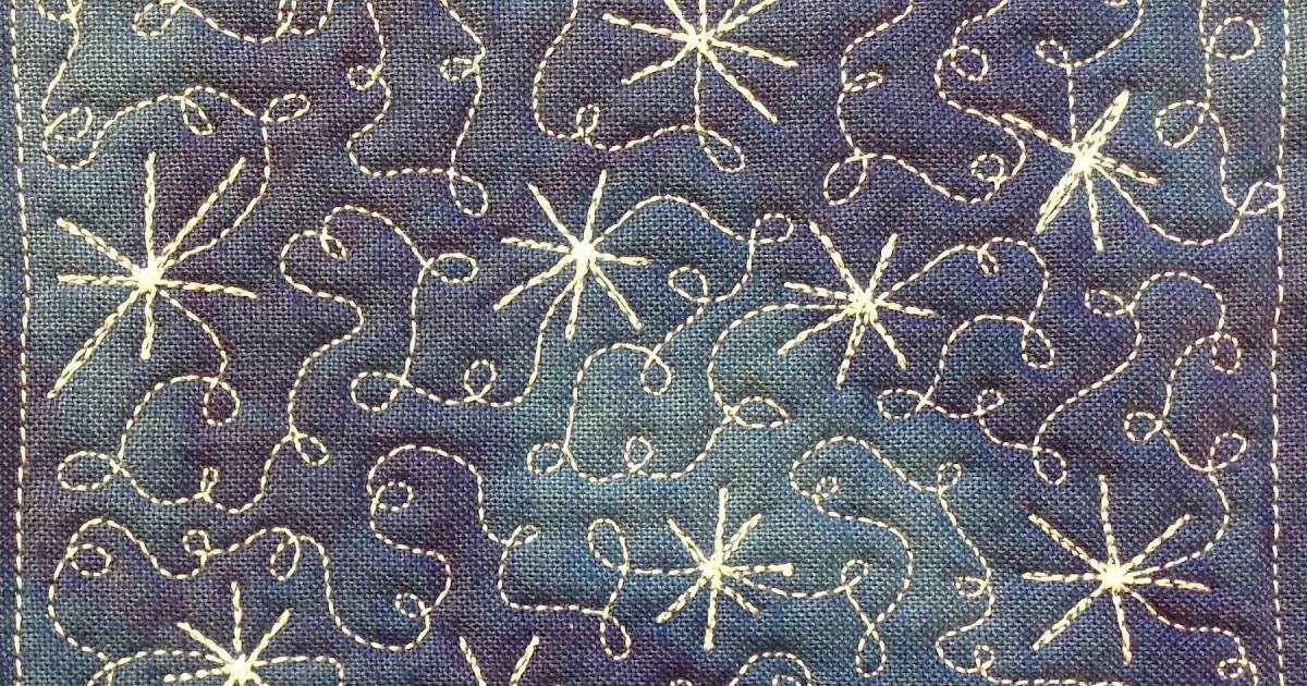 The Free Motion Quilting Project 80. Free Motion Quilt Tangle of