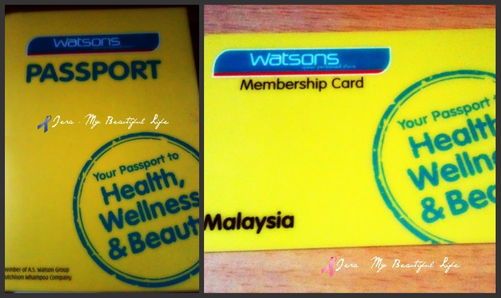 IeraMy Beautiful Life WATSONS MEMBER CARD