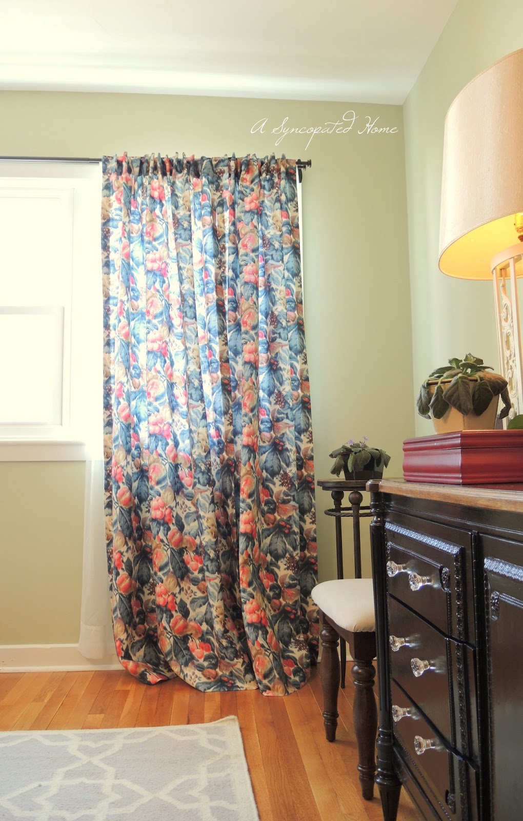 A Syncopated Home Watercolor Crush Watercolor Curtains