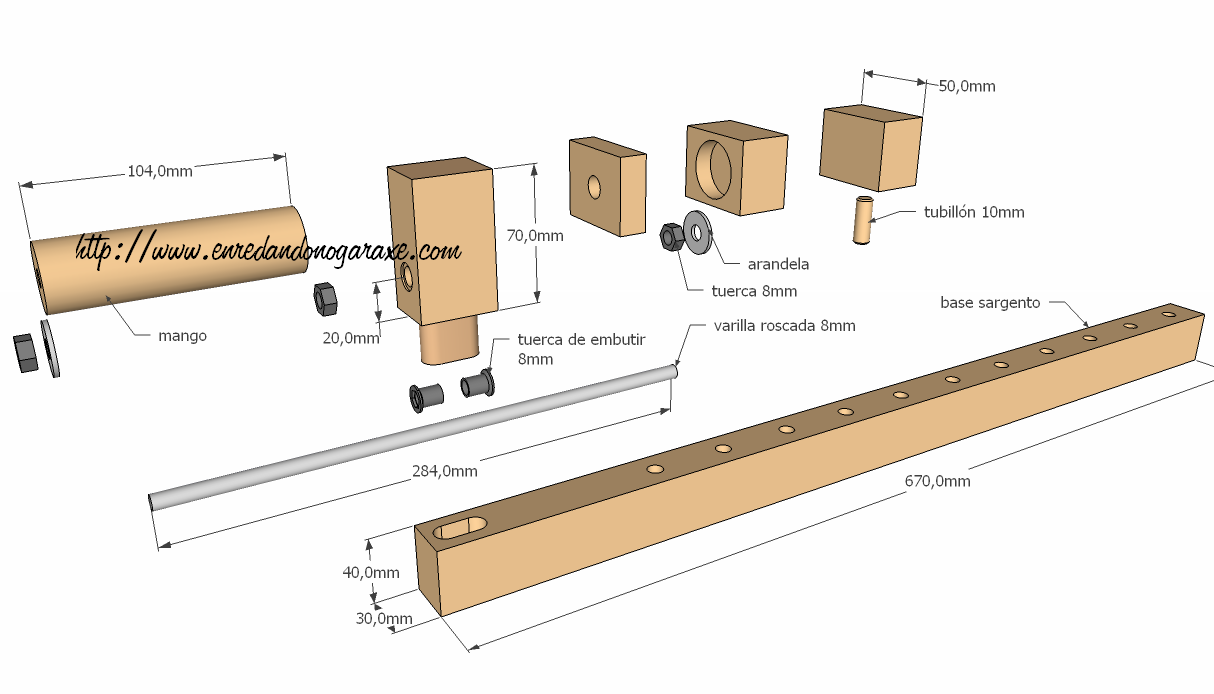 wooden clamps