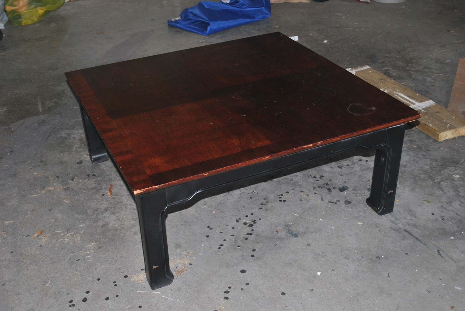 Amazing Grays Industrial, Aged Coffee Table ReDo