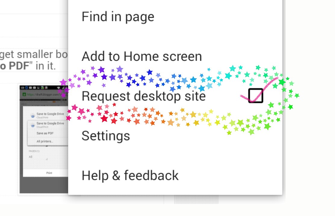 Reandroid The Droid Dog Get Desktop View On Google Chrome Browser