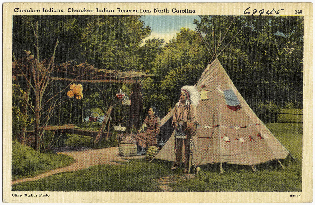 Native American Indian Pictures Color Images of the Cherokee Indian