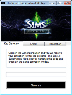 Sims 3 Supernatural Serial Key Sims 3 Supernatural Serial Key