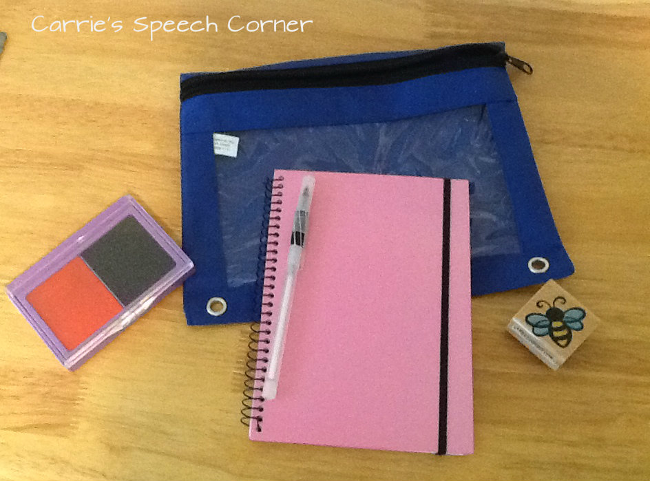 Carrie's Speech Corner Letterboxing, Part 1