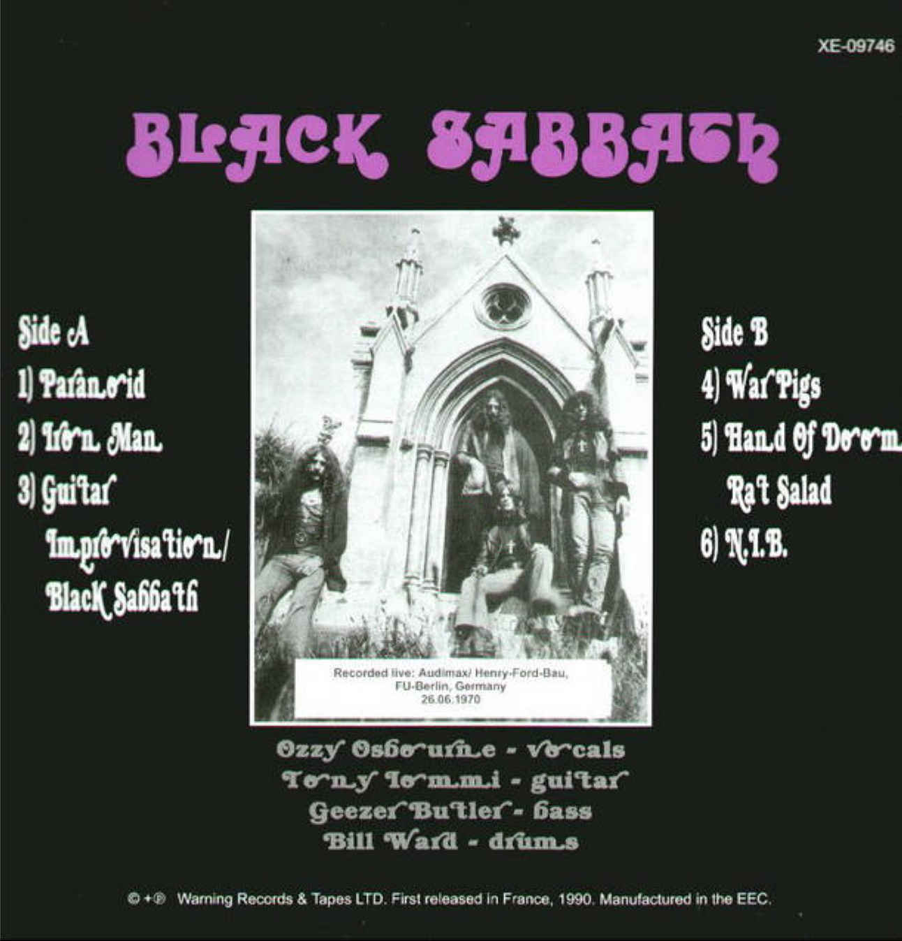 Black Sabbath Iron Man Live Mp3