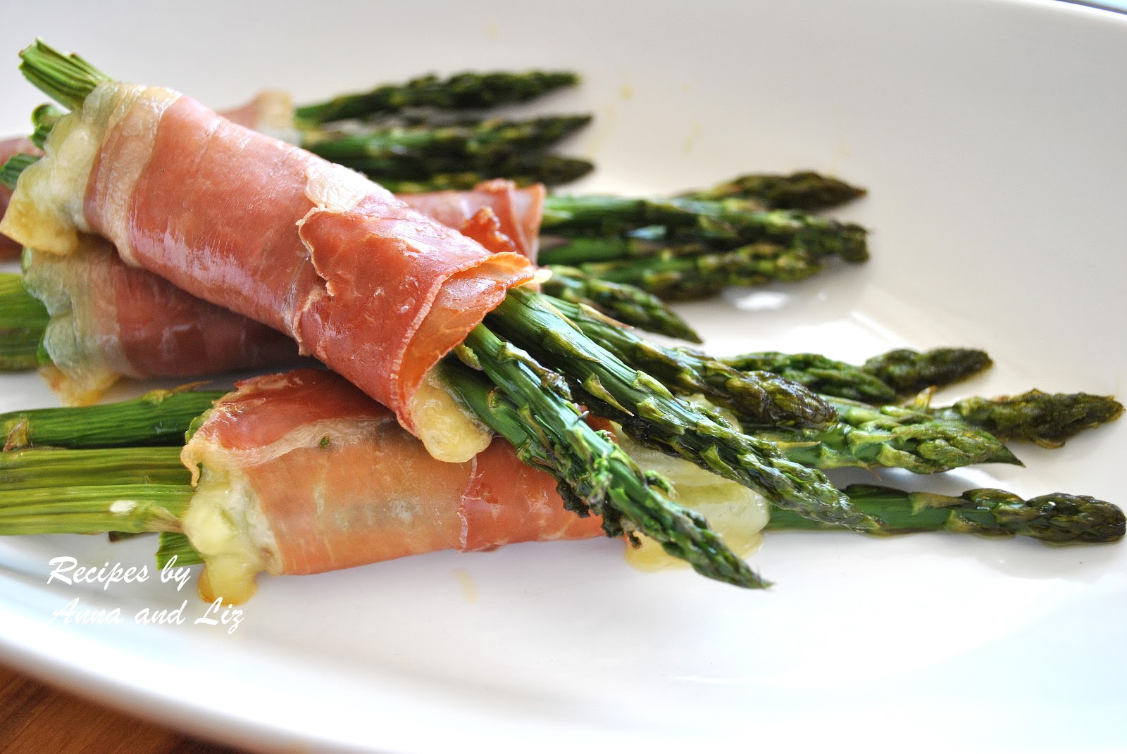 Roasted Asparagus with Prosciutto and Cheese 2 Sisters Recipes by