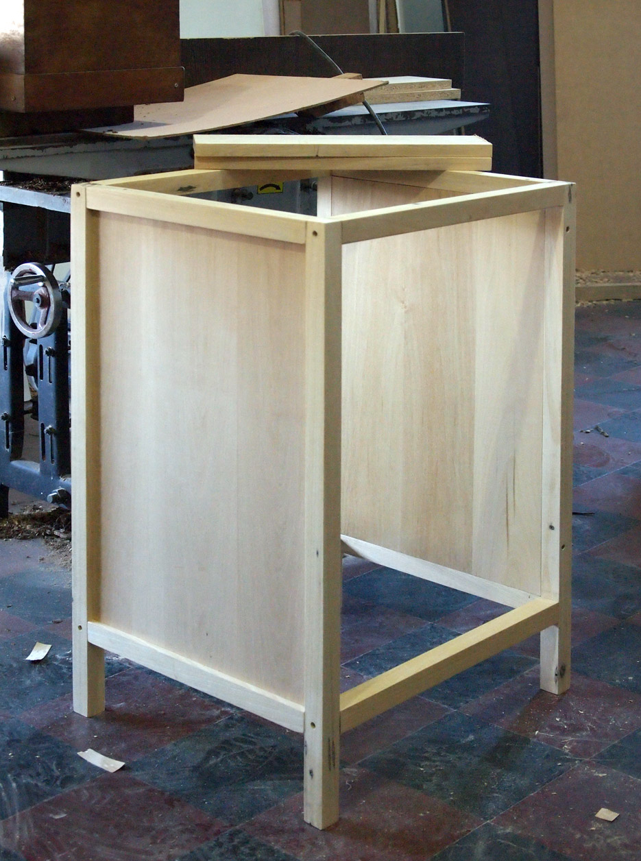 muebles a medida vanitory enchapado lustre roble oscuro (proceso) muebles a medida vanitory enchapado lustre roble oscuro (proceso)