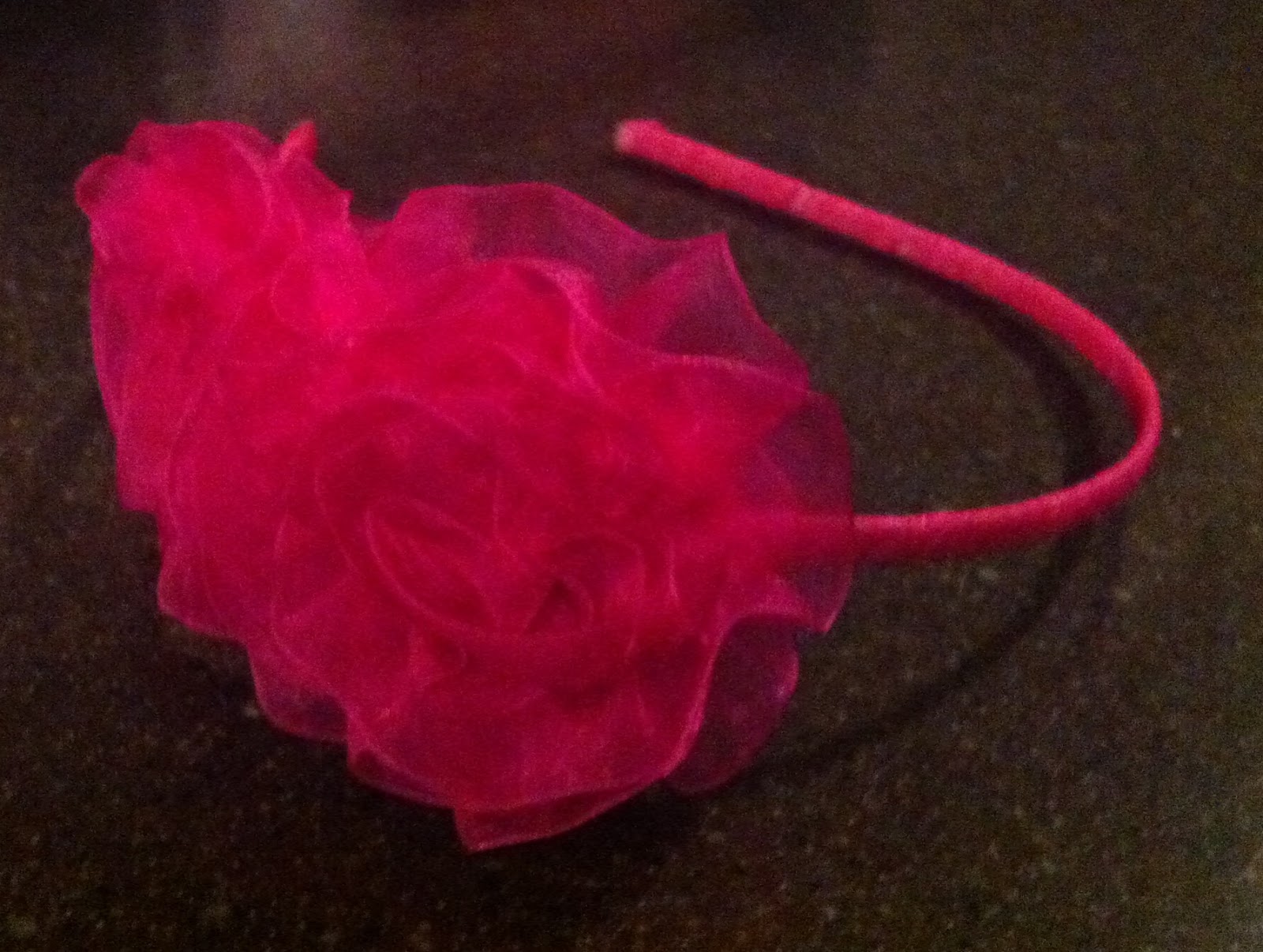 Utah County Mom Organza flower headbands