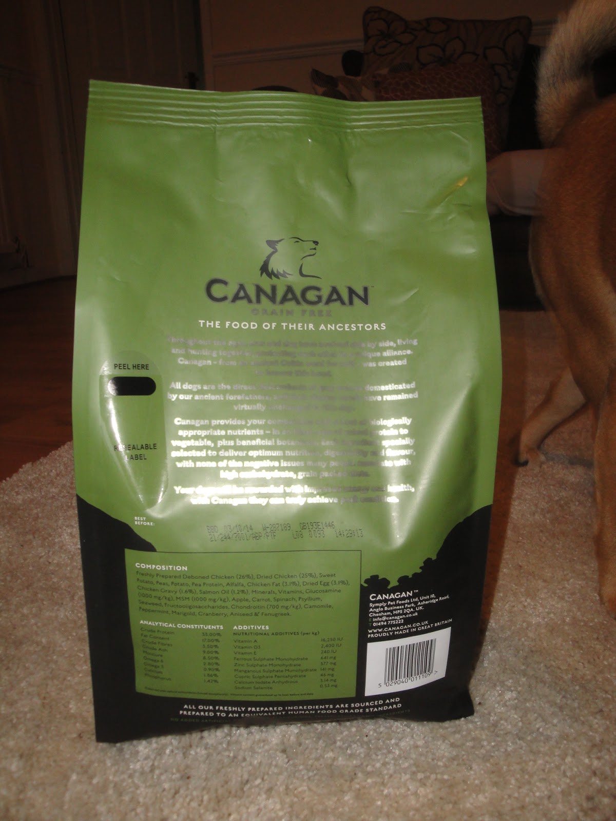 The Adventures of The Tank Product Review Canagan Dog Food (Part 1)