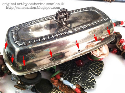 Recycled Butter Dish Wind Chime by Catherine Scanlon for Sizzix http://cmscanlon.blogspot.com