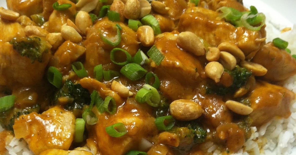The Blonde Mule Chicken with CoconutLime Peanut Sauce
