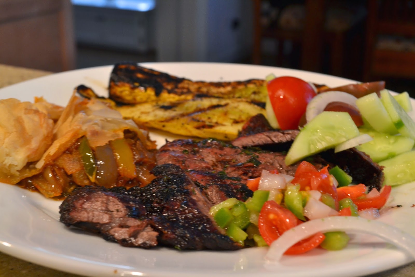 Weekend Food Project Skirt Steak on the Big Green Egg