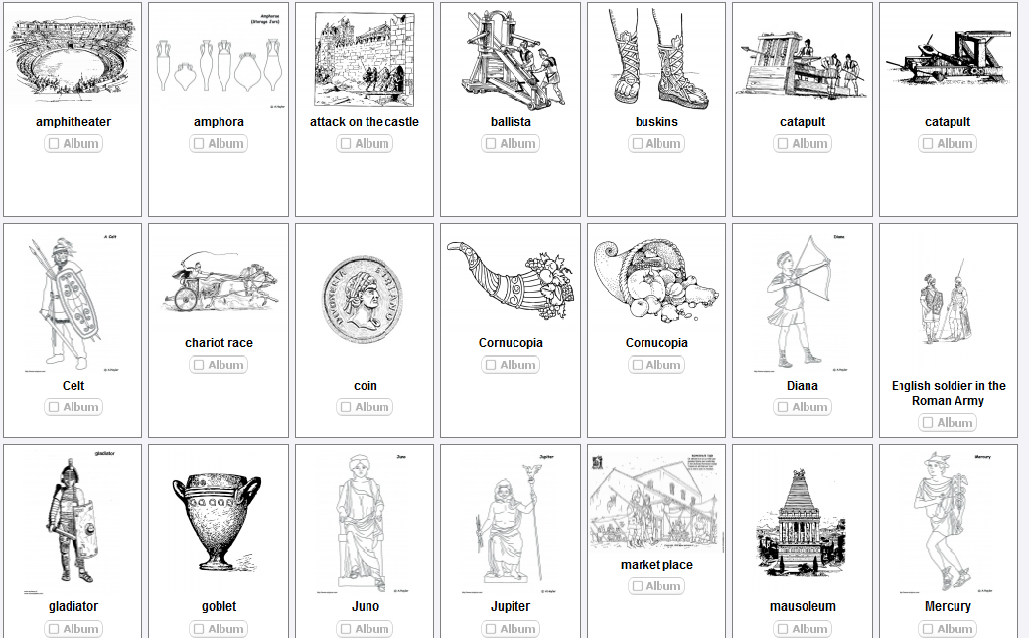 as the romans do roman colouring pages